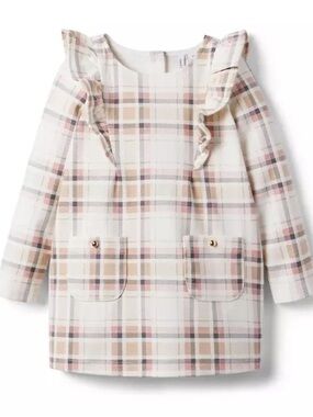 Janie and Jack plaid girls dress, new with tags, size 4T